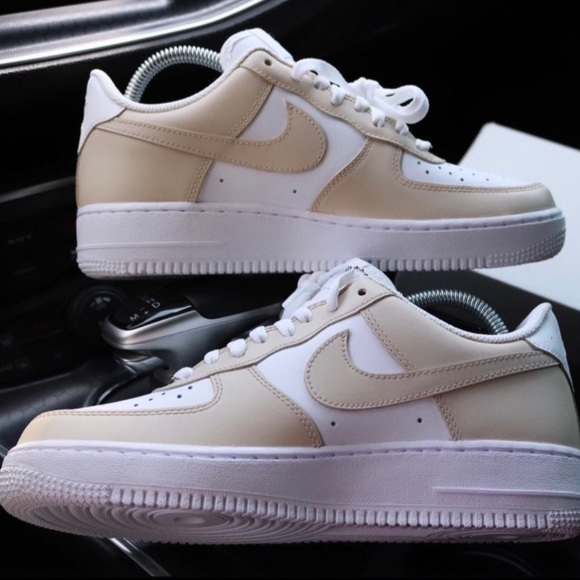 Nike Air Force nude 1s Custom - Picture 2 of 3
